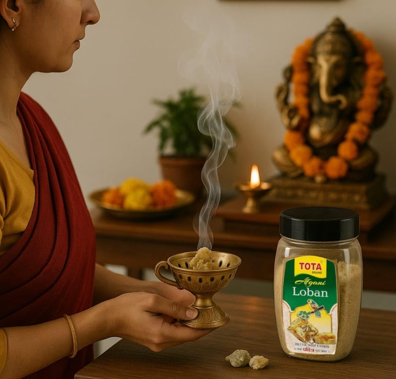 TOTA Pure Afghani Loban – 50gm | Pure Lobaan Dhoop for Puja Meditation and Hawan | Best Grade 1 Guggal Loban Sambrani for Sleep and Positivity - Image 4