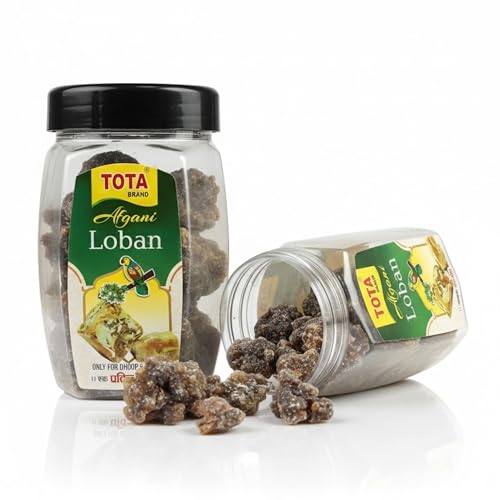 TOTA Pure Afghani Loban – 50gm | Pure Lobaan Dhoop for Puja Meditation and Hawan | Best Grade 1 Guggal Loban Sambrani for Sleep and Positivity - Image 1