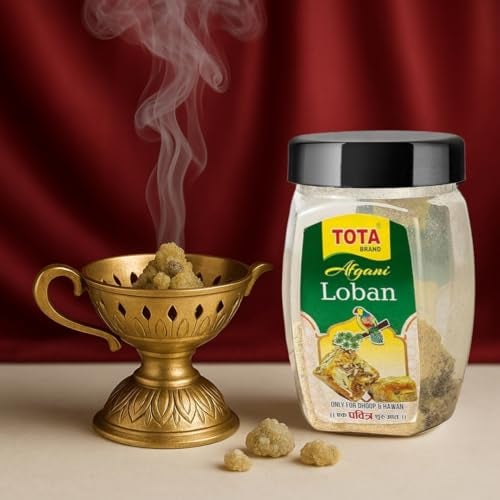 TOTA Pure Afghani Loban – 50gm | Pure Lobaan Dhoop for Puja Meditation and Hawan | Best Grade 1 Guggal Loban Sambrani for Sleep and Positivity - Image 5