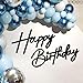 MASTRON Happy Birthday Sign Black Felt Happy Birthday Letter Sign for Balloon Arch Backdrop Decorations 1 Count Unisex All Ages Boys Girls - Image 3
