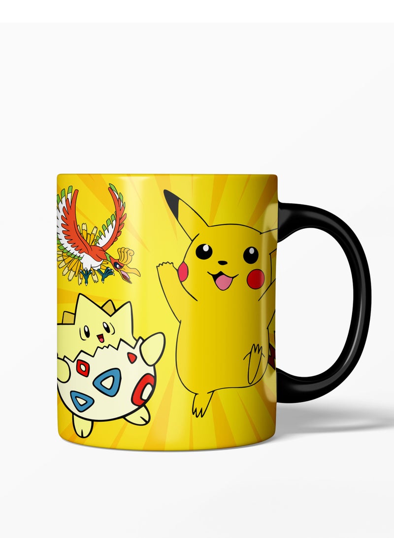 إم إي سي كوب شاي المحقق بيكاتشو باللون الأسود سعة 11 أونصة - Image 1