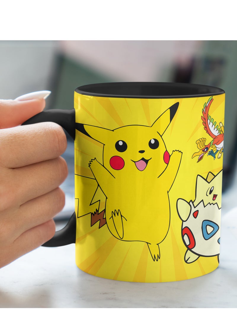 إم إي سي كوب شاي المحقق بيكاتشو باللون الأسود سعة 11 أونصة - Image 3