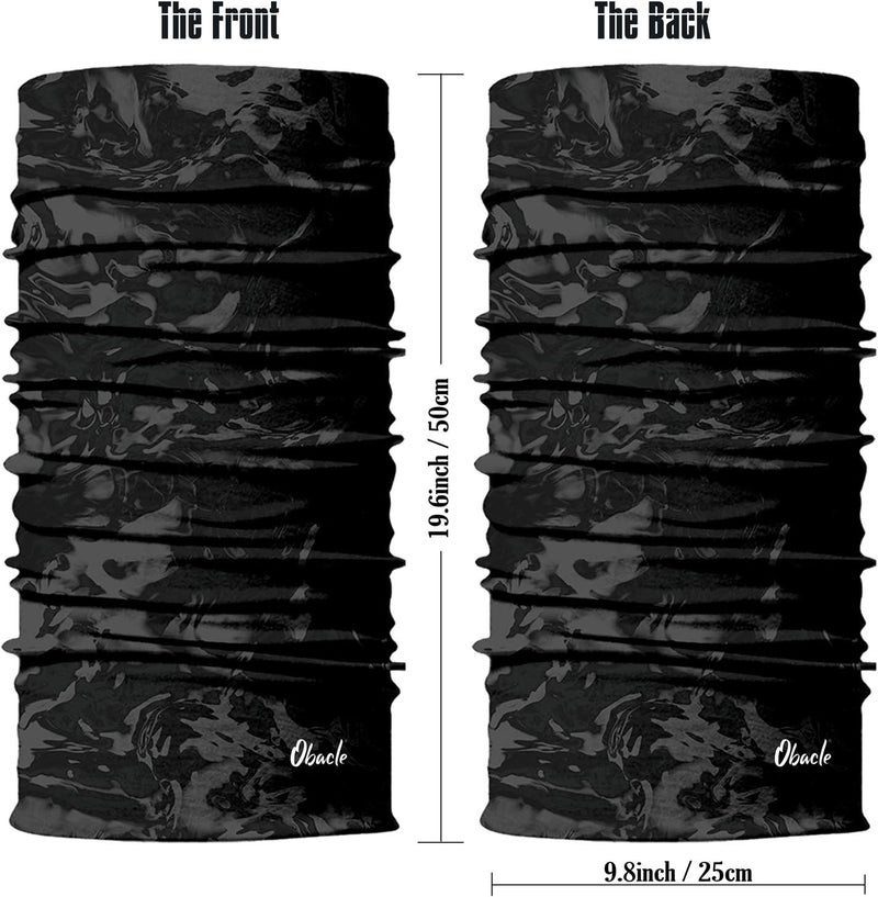 Obacle Seamless Face Mask Rave Bandana Men Women for Dust Sun Wind Protection - Image 3