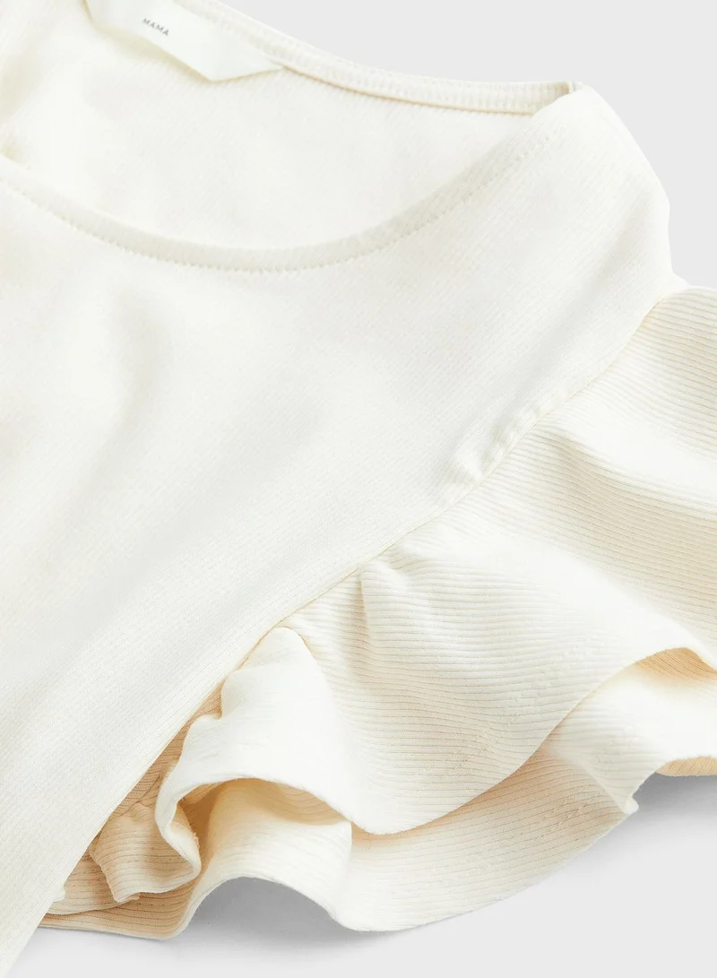 H&M Frill Sleeve Top