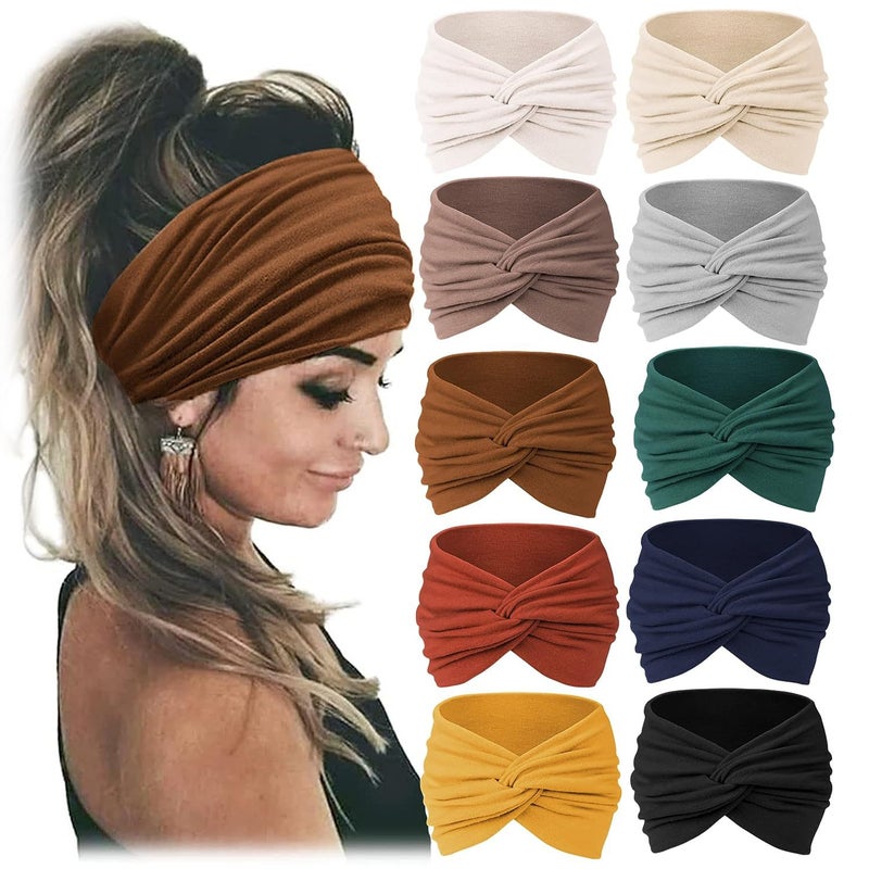 Generic Bohemian Elastic Sports Headband for Women suit #9# 