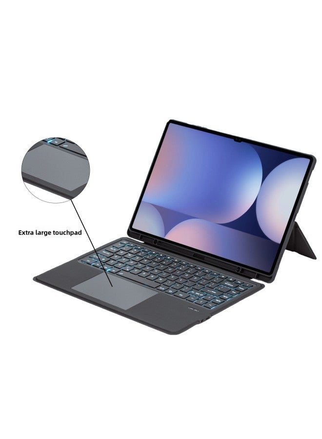 Suitable For Samsung S10Ultra Miao Control Bluetooth Keyboard S9/S814.6 Magnetic Split Tablet Protective Cover-Color:Black-Product Type:S9 Ultra 14.6inch X910 - Image 3