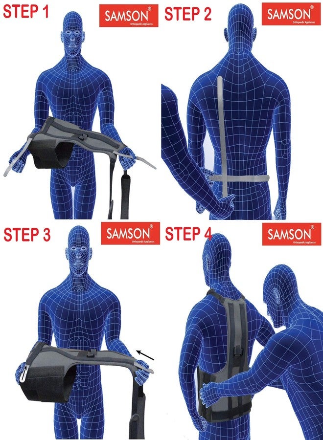 Samson Orthotics Taylor's Brace Relief From Thoraco-Lumbar Injuries, Inter Vertebral Disc Problems for Men and Women (Universal Size, 28"-44") - Image 4