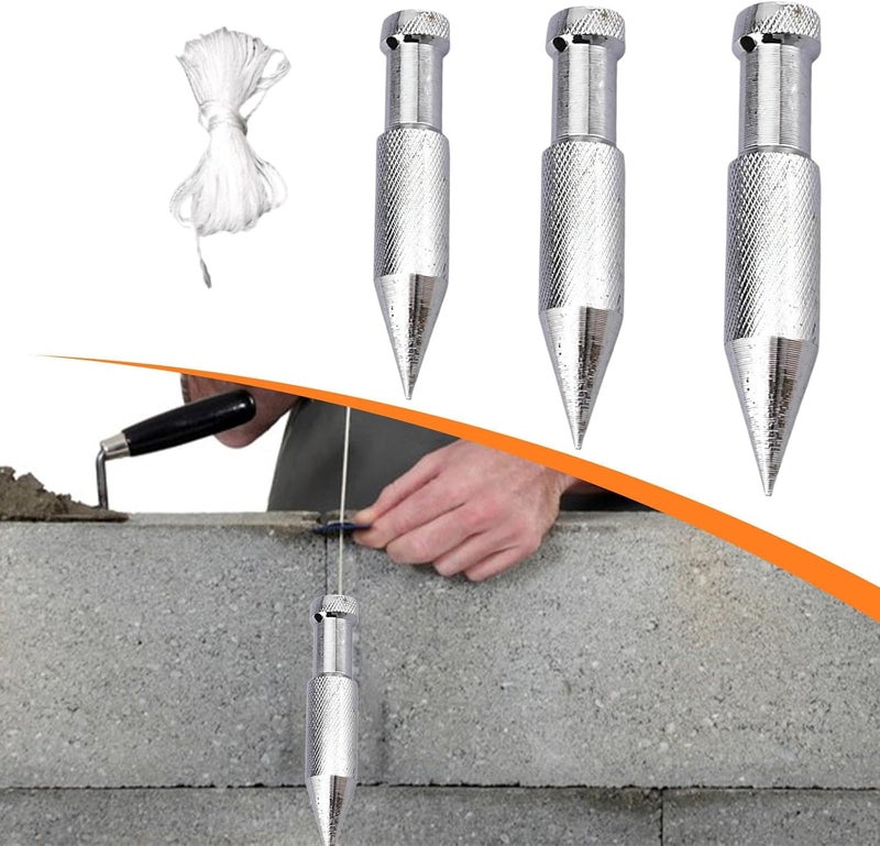 3 Pieces Plumb Vertical Alignment Portable Vertical Measuring Tool Plumb Setter for Industry Outdoor Carpentry - Image 2
