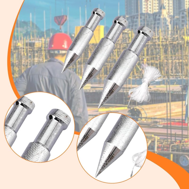 3 Pieces Plumb Vertical Alignment Portable Vertical Measuring Tool Plumb Setter for Industry Outdoor Carpentry - Image 4