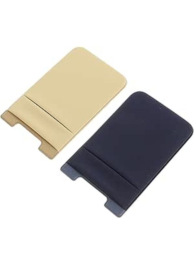 Dual Slot Adhesive Phone Wallet Card Holder Marble Pattern Lightweight Soft Design - Image 1