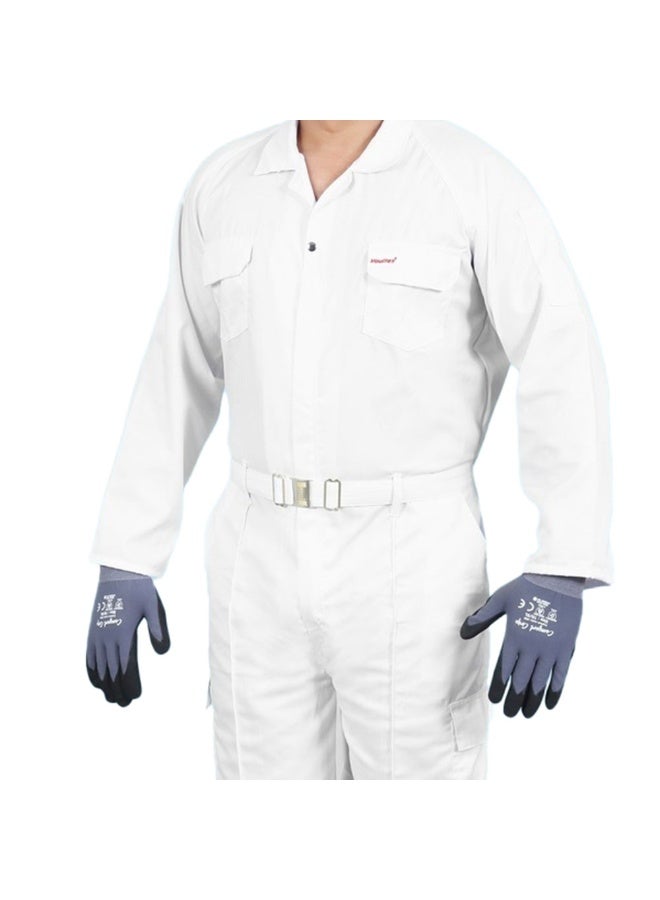 Vaultex PER 190GSM Twill Coverall, White, Medium - Image 2