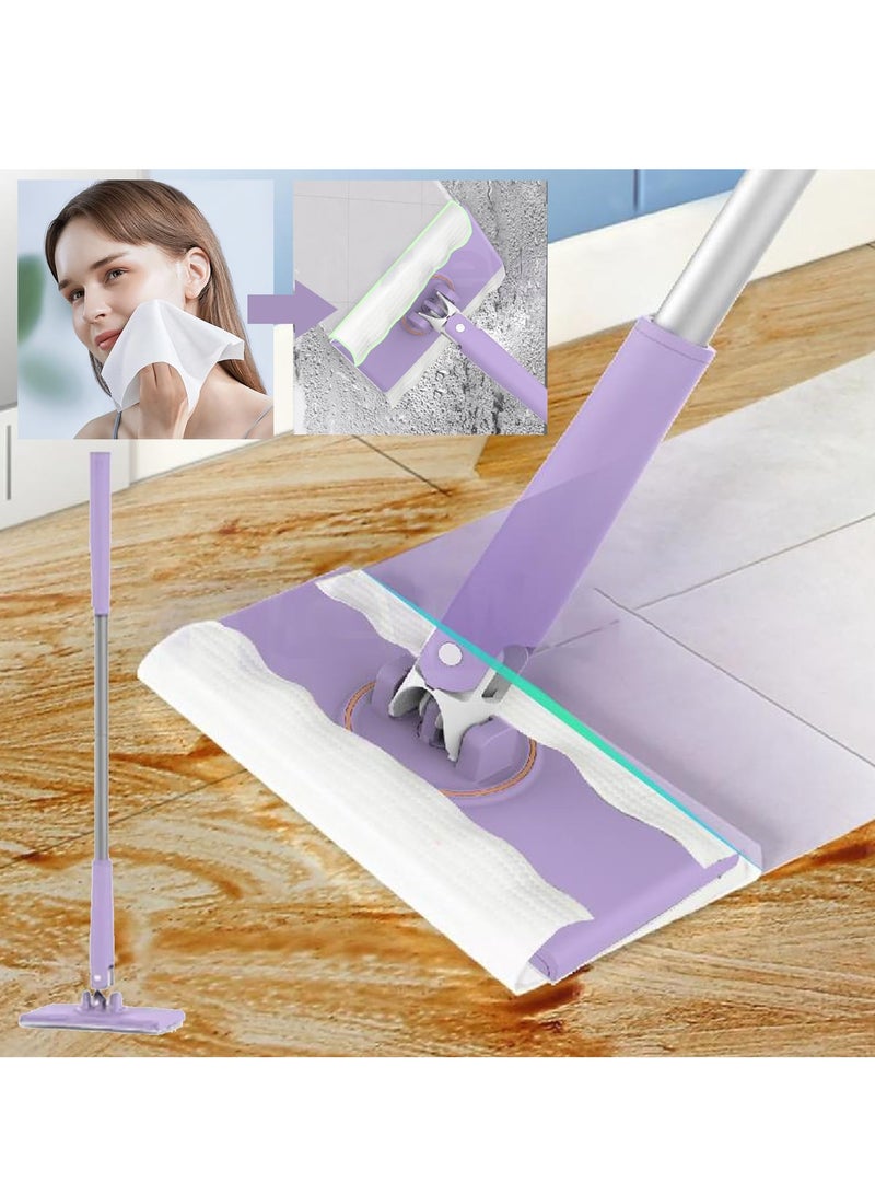KASTWAVE Hands-Free Mini Mop Compatible with Face Towels - Multi Functional Mini Fully Automatic Face Towel Mop, Face Towel-Specific Mini Mop (1PC)  - Image 1