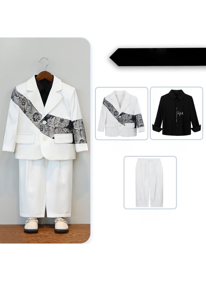 Shougu Chinese Style Boys' Fashionable Shirt Set  - Image 1