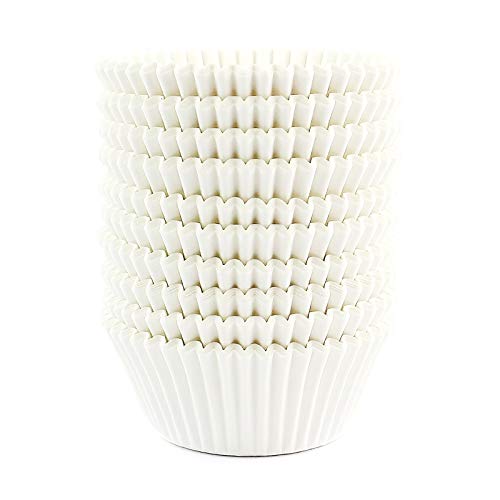 Eoonfirst Standard Size Baking Cups Thanksgiving Day Party Cupcake Liners 200 Pcs White