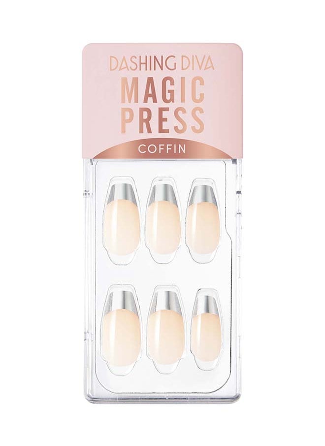 DASHING DIVA Magic Press Silver Chic French  - Image 1