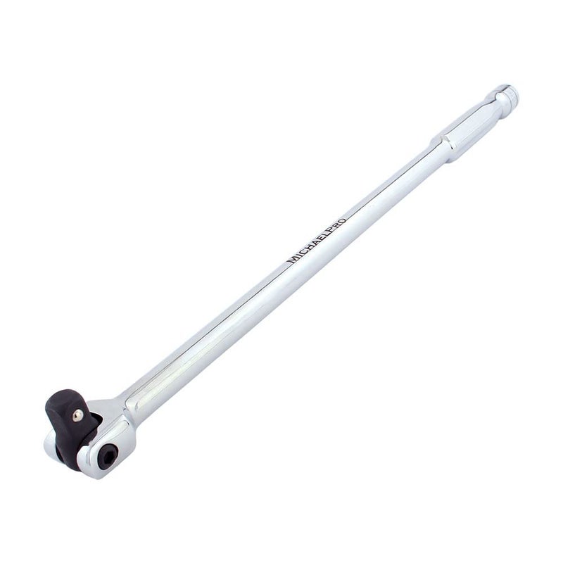 MichaelPro MP007003 12 Drive Extension Breaker BarFlex Handle 18 Length Connect Your Ratchet with this Breaker Bar Rotating Flex Head 18 Length