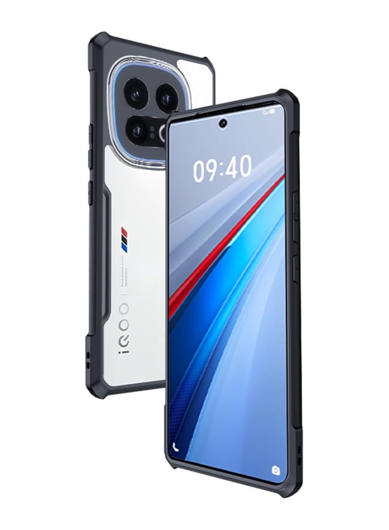 Case Compatible with Vivo IQOO 13, [Droproof] [Sweat-Proof] [Fingerprint-Proof] Shockproof Protective Phone Case Fits-Black  - Image 1