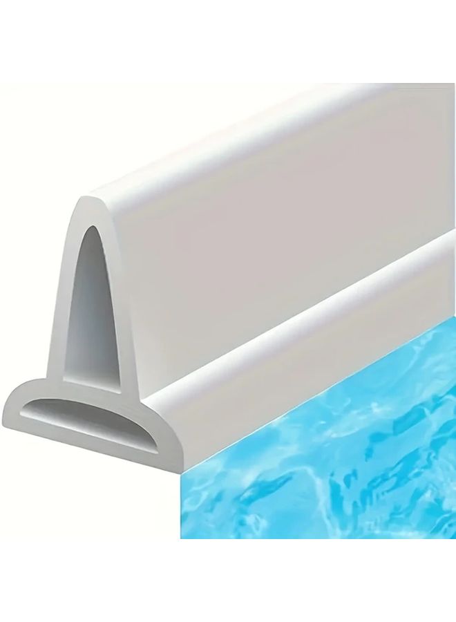 30 Inches Self-Adhesive Foldable Shower Waterproof Barrier Durable Vinyl - Image 4