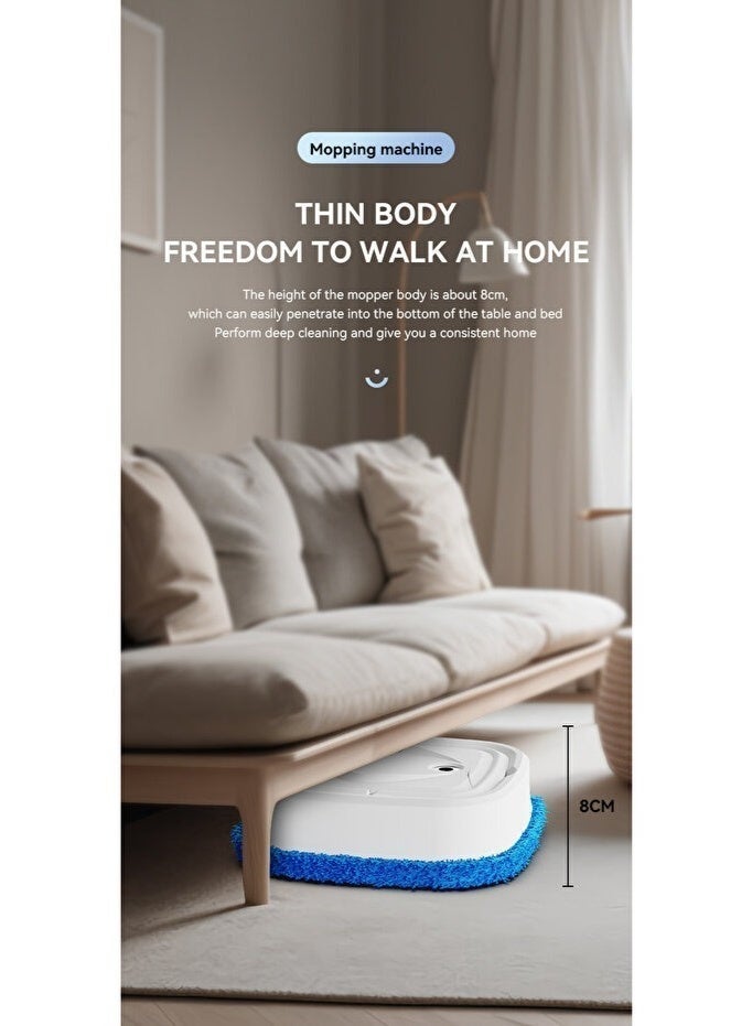 Macon Smart robotic floor cleaner, dual-purpose wet and dry mop with moisturizing function, for home and office use, portable. - Image 3