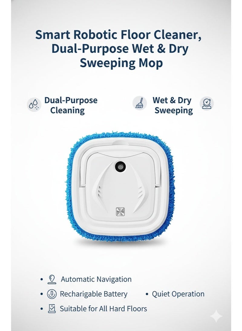 Macon Smart robotic floor cleaner, dual-purpose wet and dry mop with moisturizing function, for home and office use, portable. - Image 2