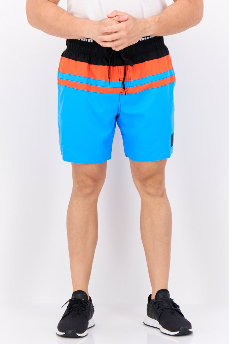PUMA Men Drawstring Brand Logo Board Short, Multicolor  - Image 1