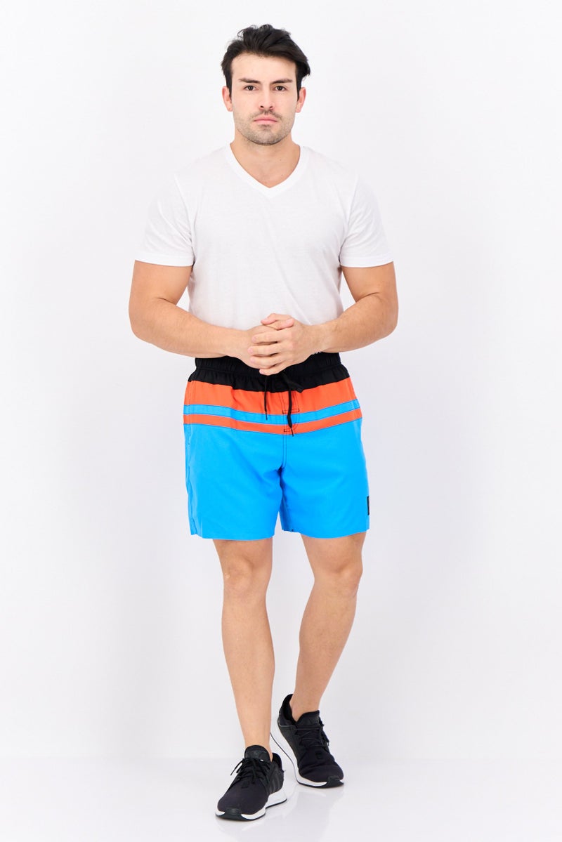 PUMA Men Drawstring Brand Logo Board Short, Multicolor  - Image 3