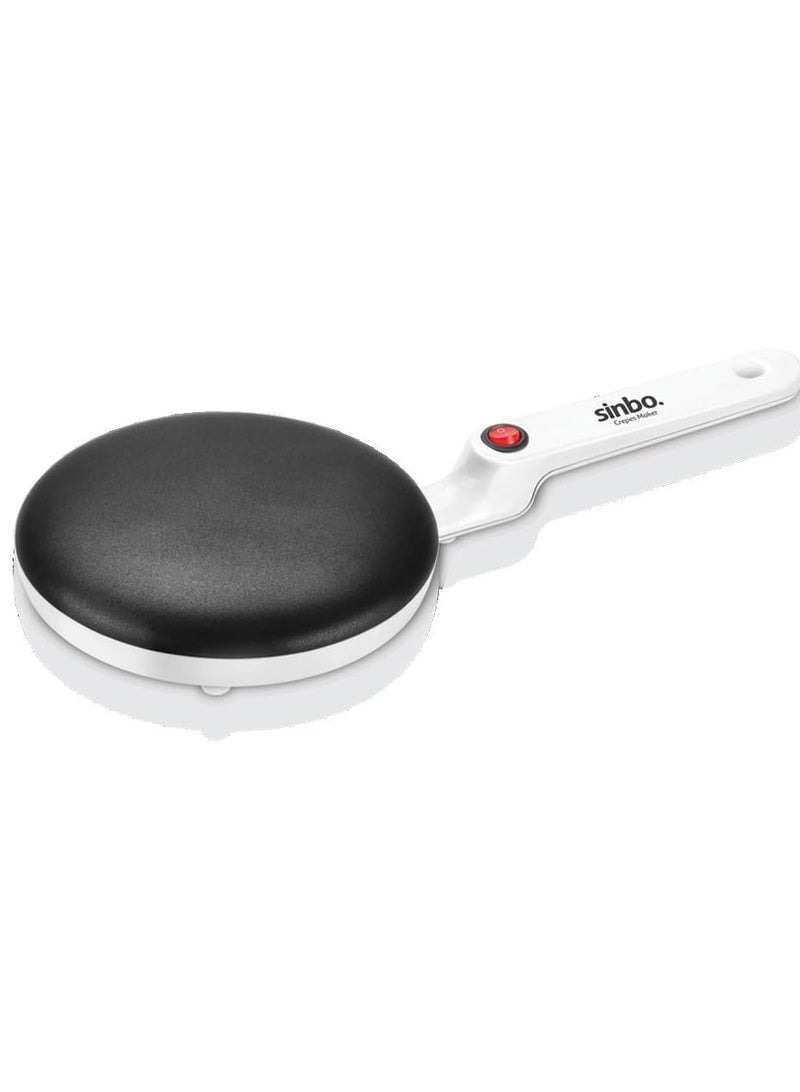 Sinbo Crepe Maker With Handle Non-stick Electric Round Pancake Pan Crepe Machine - Image 1