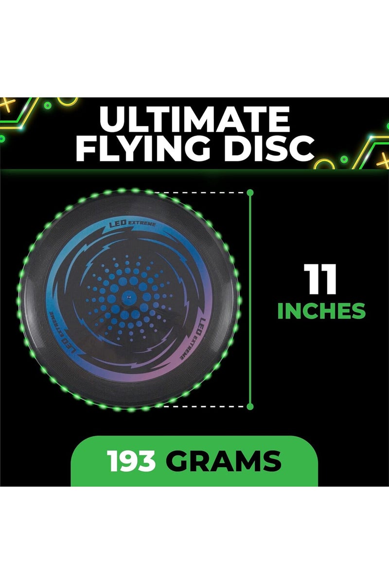 هايزول قرص طائر LED فائق الجودة مزود بـ 49 ضوءًا و5 أوضاع ألوان وإضاءة ليلية ومقاومة للعوامل الجوية، مناسب للأعمار من 6 سنوات فما فوق (193 جرامًا) - Image 3