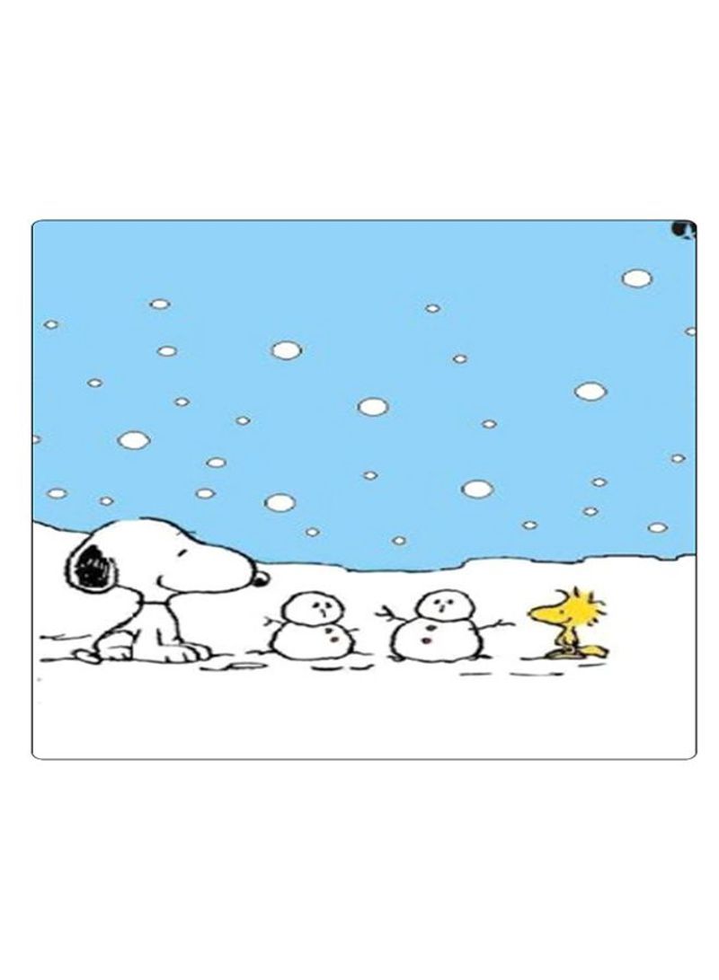 Printed Anti-Slip Gaming Mouse Pad Blue White Yellow