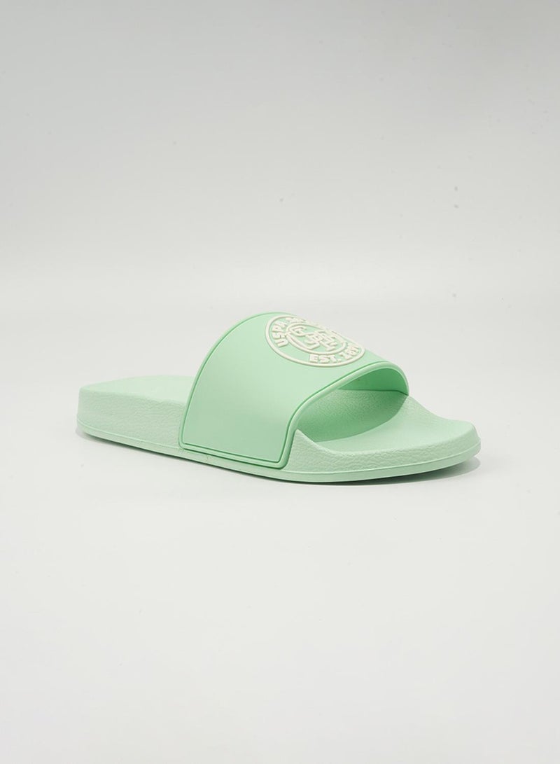 U.S. Polo Assn. Sean Women's Slip-On Comfortable Casual Everyday Slide Sandals - Mint - Image 1