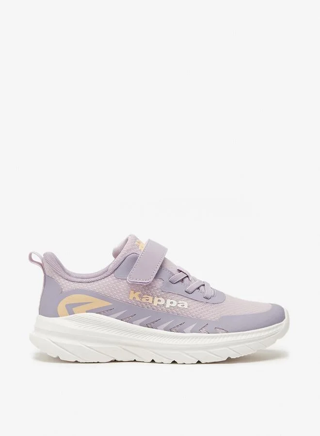 Kappa Girls' Colourblock Sports Shoes With Hook And Loop Closure
