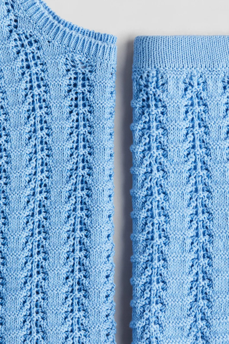 H&M 2-piece pointelle-knit set