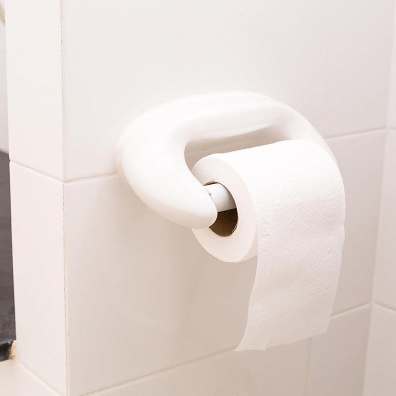 3pcs Retractable Toilet Paper Holder Rods for Bathroom and Chrome Spring Coil Paper Rack Practical Tissue Bar Replacement - Image 3