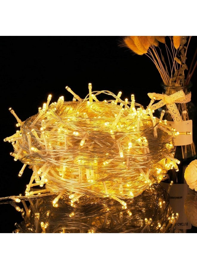 Desidiya أضواء الأرز LED من ديسيديا® لتزيين المنزل شريط وزينة ديوالي وعيد الميلاد الداخلية والخارجية للزفاف، 19 متر (أبيض دافئ) - Image 2