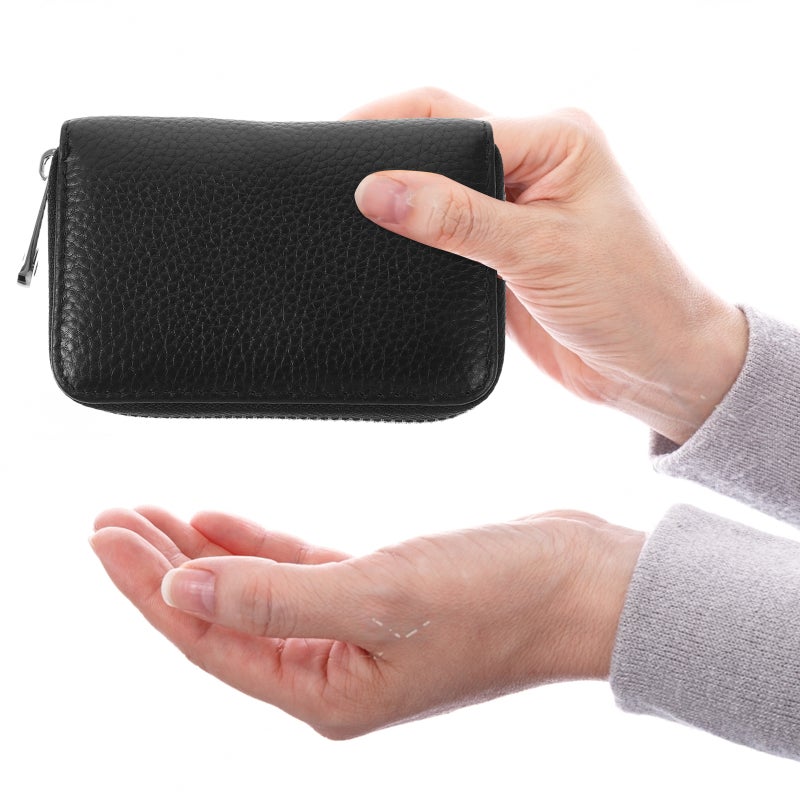 Credit Card Holder Women Zipper Wallet Business Card Holder Card Organizer for Outdoor Shopping - Image 5