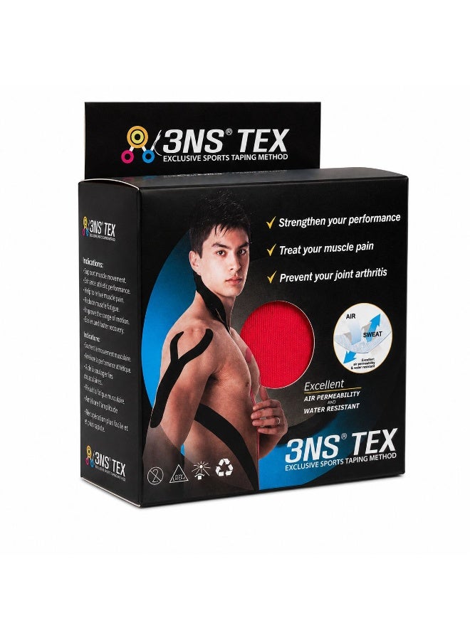 3NS TEX Kinesiology Sports Tape – Muscle & Joint Support – Water Resistant - Image 1