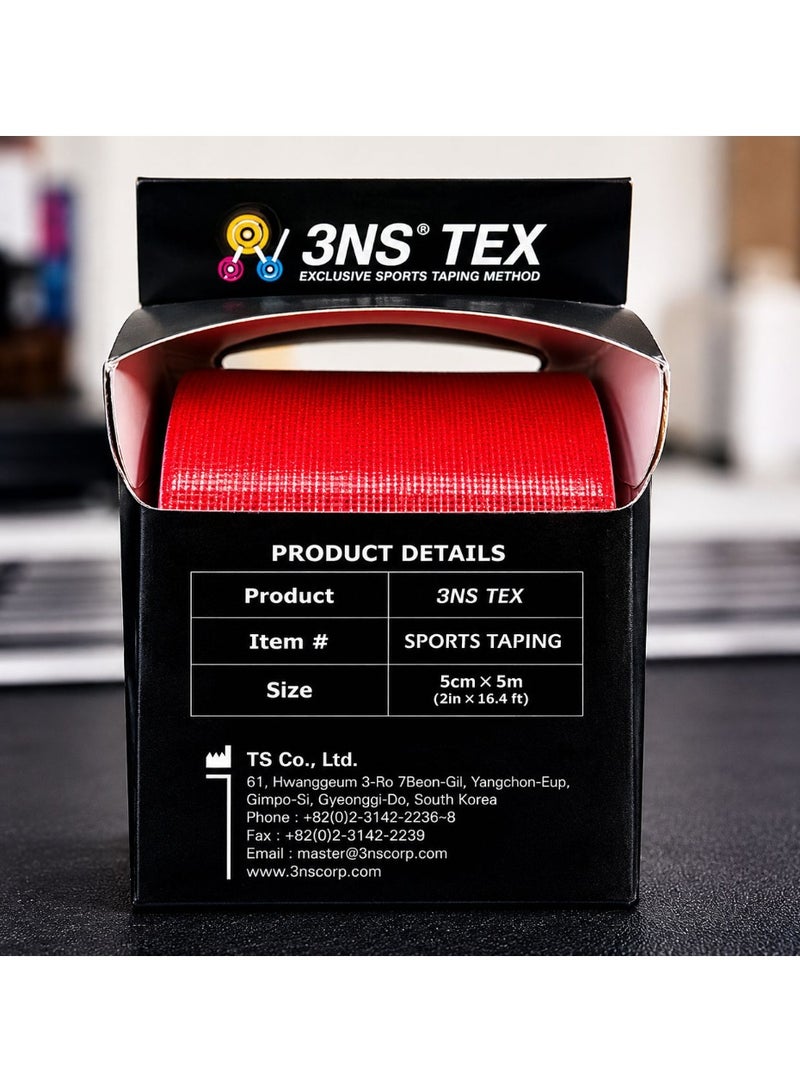 3NS TEX Kinesiology Sports Tape – Muscle & Joint Support – Water Resistant - Image 4