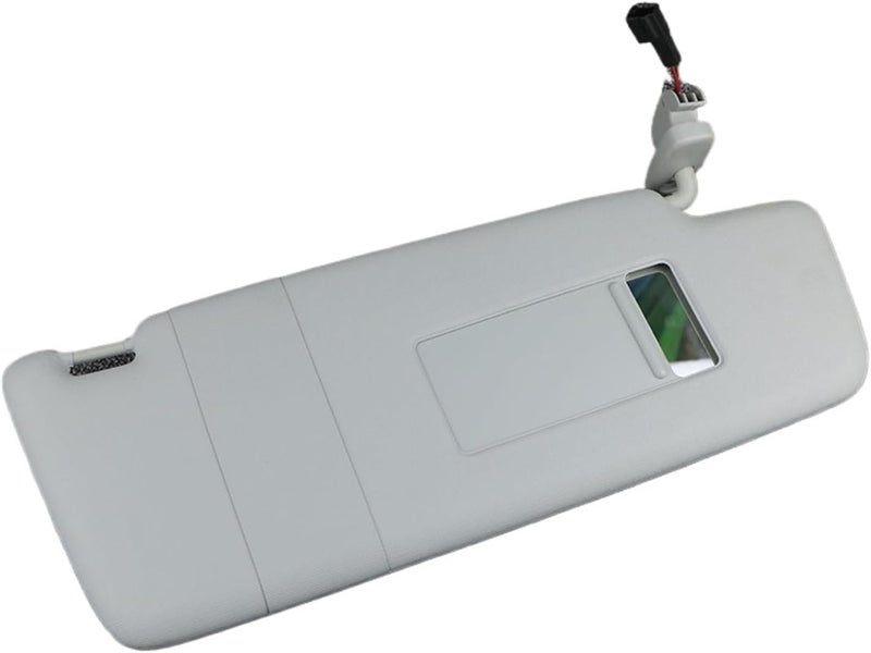 QASULER Gray Right Front Sun Visor Panel with Makeup Mirror - Image 1