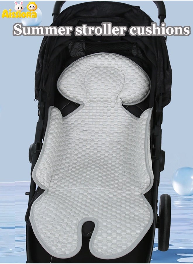 Aissiora Stroller ice pads Stroller mattress mats Summer stroller cushions Ice pads for baby car seats Breathable and cool  - Image 1