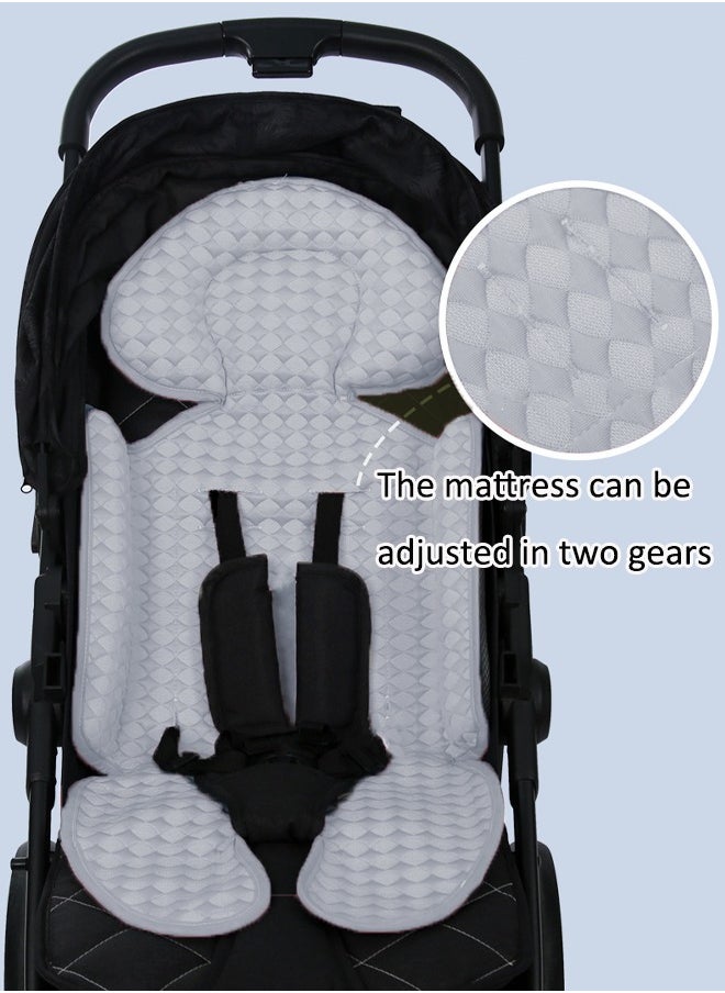 Aissiora Stroller ice pads Stroller mattress mats Summer stroller cushions Ice pads for baby car seats Breathable and cool  - Image 3