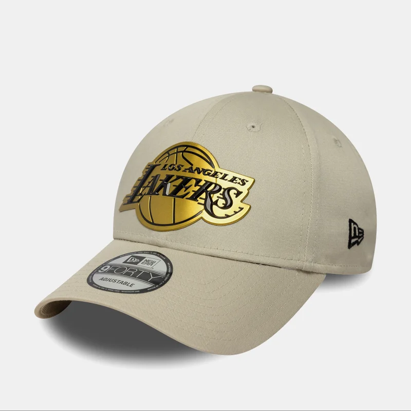 New Era Beige NBA Los Angeles Lakers 9FORTY Cap  | Best Price UAE