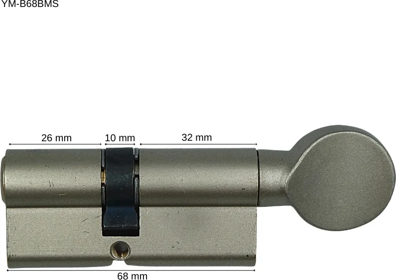 يوما STANDARD BRASS BALL LATCH BARLEL SATIN ( 68mm )