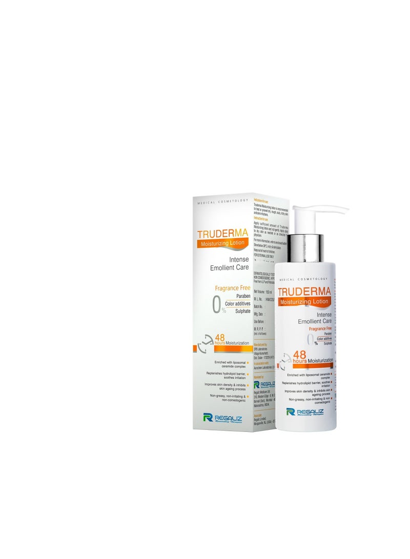 ريغاليس لوشن REGALIZ Truderma المرطب | عناية ملطّفة ومكثفة للبشرة الجافة، والخشنة، والمتحسسة | 150 مل - Image 3