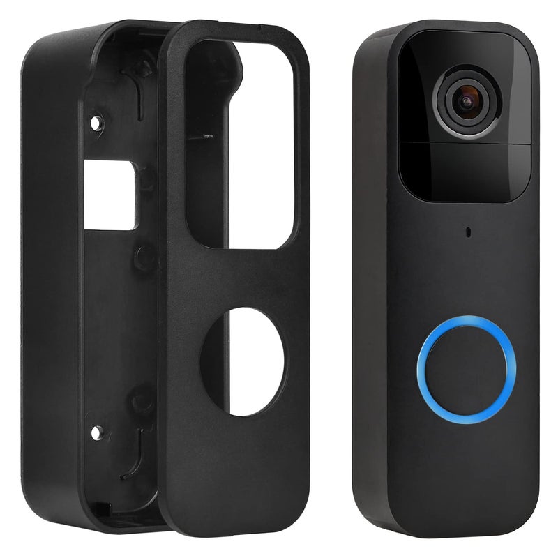 ALERTCAM Adhesive Door Mount Compatible with Blink Video Doorbell (2021-1st Gen), No-Drill Mounting Bracket, Not for Blink Video Doorbell (2025-2nd Gen), Accessories for Your Security System - Black - Image 1