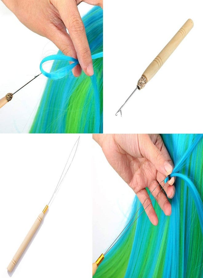 Peiyulex Hair Extensions Tools Kit Professional Hair Styling Tools Accessory 500 Pcs Micro Ring Beads 1 Plier 2 Hook Needle Pulling Loop, for Tinsel I tip hair extensions. - Image 5