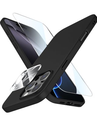 iPhone 16 Pro Max Ultra-Thin Matte Case with Camera & Screen Protectors - Shockproof & Scratch-Resistant in Black - pzsku/ZE4148DCA9C25C0D989B8Z/45/_/1737862695/bc3e23c7-68b7-40b7-a47a-9fa9bb225f16