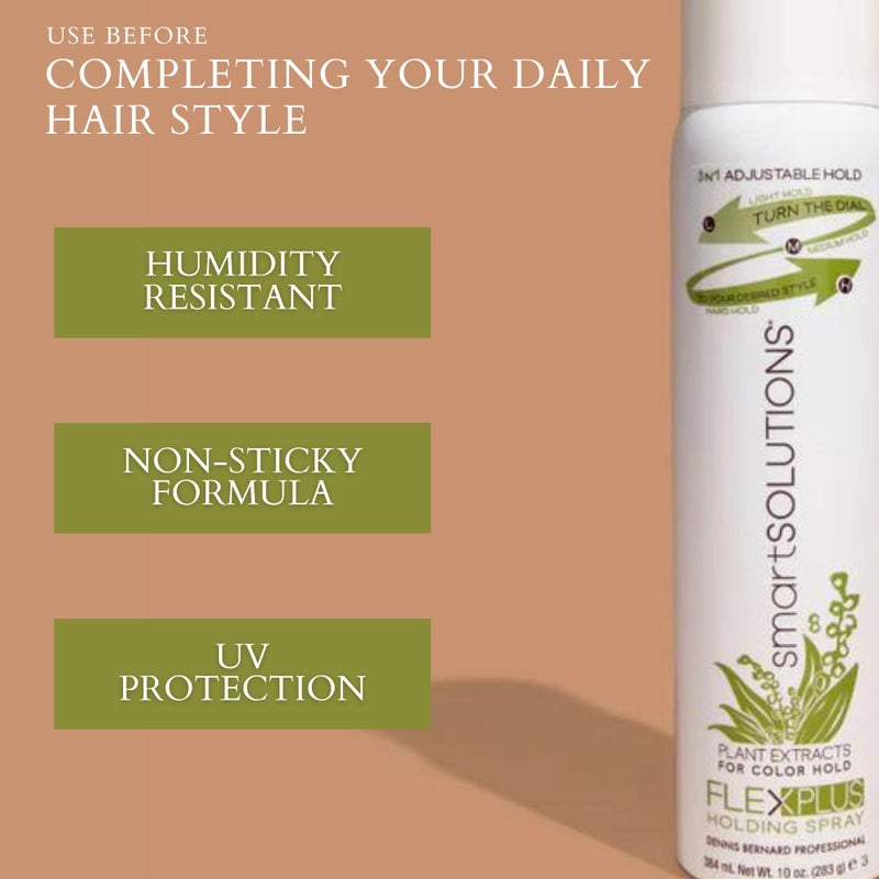 SMART SOLUTIONS Flexible Holding Spray Plus, 10oz | Non-Sticky | No Flakes | Quick Drying | 3-In-1 - Image 3