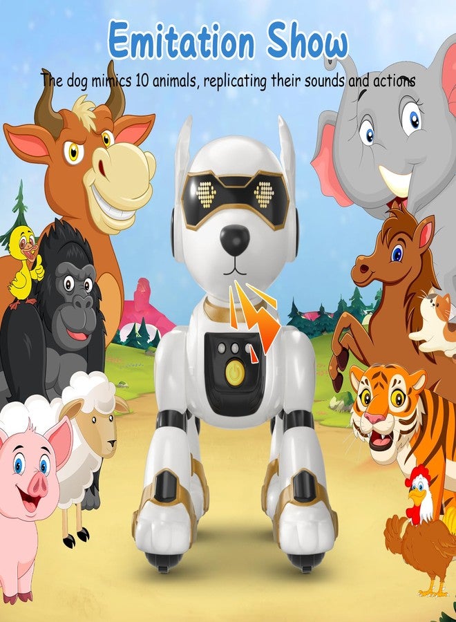 HBUDS Robot Dog Toys for Kids, Remote Control Dog Robot, Voice & Touch Control, Programmable Interactive Robotic Puppy Toy, Sing, Dance, Rechargeable Robo Pet for Boys Girls Ideas - Image 4