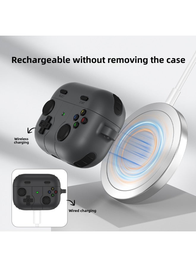 Suitable For Airpods Earphone Case Silicone Cute Apple 4 Generation Bluetooth Earphone Case Airpodspro2 Protective Case-Color:Pine Forest Green-Model:airpords Pro/pro2 - Image 2