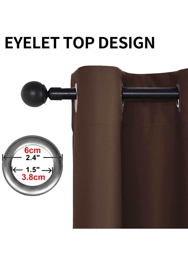 Gerenic Outdoor Curtains Waterproof Blackout Thermal Insulated Gazebo Shade with Grommets Windproof Blackout Curtain for Indoor Privacy Curtain for Bedroom, Pergola, Porch, Patio, Balcony, Garden (1 Panel) - Image 5